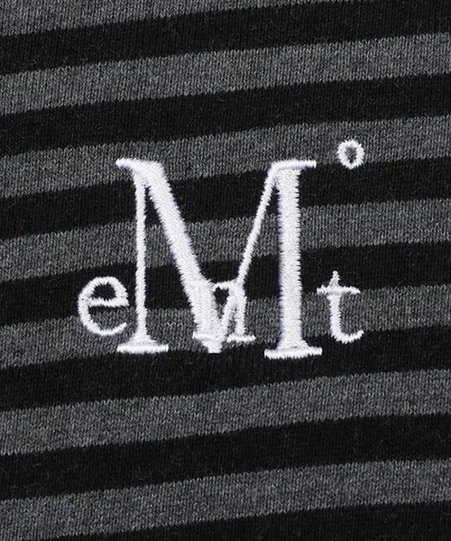 MUCENT(ムセント)の「◇MUCENT◇ブランド直輸入正規品/ FLEA STRIPE HOOD ZIP-UP フレアストライプフードジップアップ 男女共用(パーカー・レディース・チャコール・FREE)」の3枚目の写真