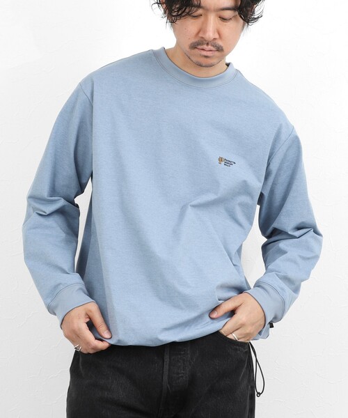 PENDLETON(ペンドルトン)の「【PENDLETON】CALCULO バックプリント 吸水速乾 長袖Tシャツ 26SS(Tシャツ/カットソー・メンズ・コーラル/カーキ/ブラック/オフホワイト/グレイッシュブルー・M/L)」の4枚目の写真