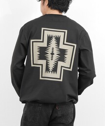 NOLLEY'S（ノーリーズ）の「【PENDLETON】CALCULO バックプリント 吸水速乾 長袖Tシャツ 26SS（Tシャツ/カットソー）」
