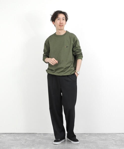PENDLETON(ペンドルトン)の「【PENDLETON】CALCULO バックプリント 吸水速乾 長袖Tシャツ 26SS(Tシャツ/カットソー・メンズ・コーラル/カーキ/ブラック/オフホワイト/グレイッシュブルー・M/L)」の14枚目の写真
