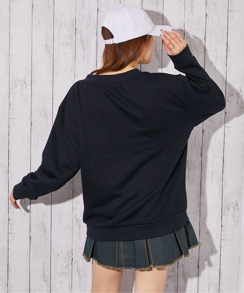 GORGE(ゴージ)の「《編み上げデザイン×裏毛素材》トレーナー/秋冬春/全3色(スウェット・レディース・オフホワイト/グレー/ネイビー・F)」の11枚目の写真