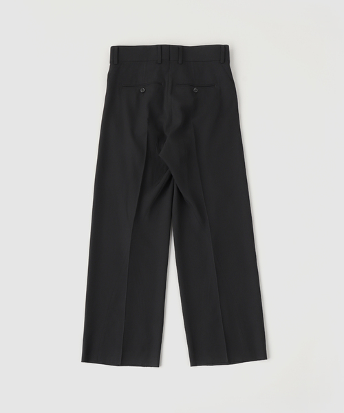 YUKI HASHIMOTO（ユウキハシモト）の「YUKI HASHIMOTO / ユウキハシモト TWISTED TROUSERS（スラックス・メンズ・ブラック・46/44）」の2枚目の写真