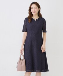 セール】【日本製／ラメ混】ジャージ素材タイトシルエットワンピース