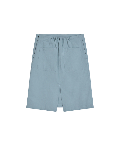 Rest&Recreation（レストアンドレクリエーション）の「COTTON NYLON MIDI SKIRT - BLUE（スカート・レディース・その他・SMALL/MEDIUM）」の2枚目の写真