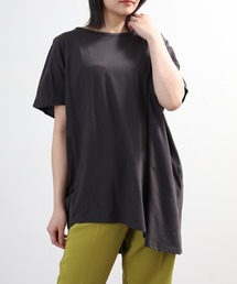 イレギュラーヘム ビッグTシャツ 半袖