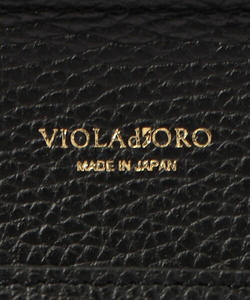 VIOLAd'ORO（ヴィオラドーロ）の「VIOLAd'ORO イタリアンWフェイスレザーミニトートバッグ（トートバッグ・レディース・ブラック・FREE）」の4枚目の写真