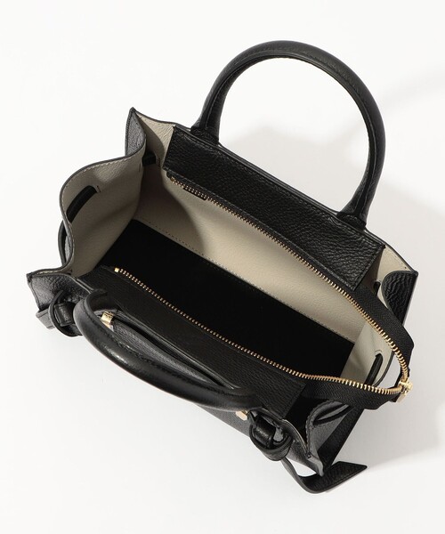 VIOLAd'ORO（ヴィオラドーロ）の「VIOLAd'ORO イタリアンWフェイスレザーミニトートバッグ（トートバッグ・レディース・ブラック・FREE）」の3枚目の写真