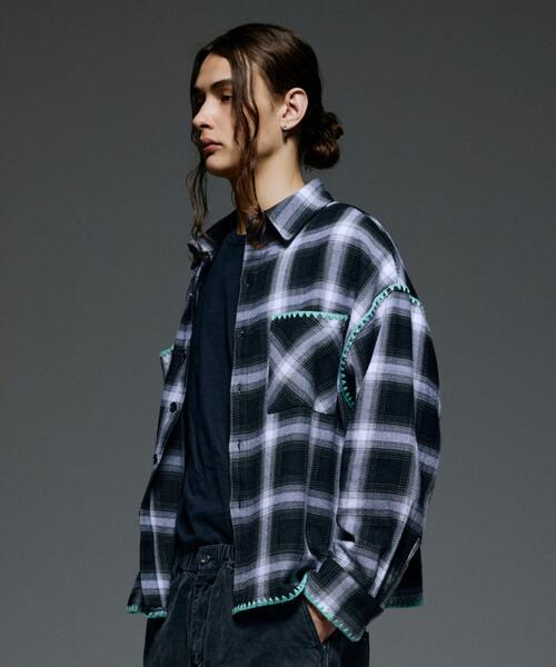 BEAVER（ビーバー）の「B omnivore/ビーオムニボー　HAND STITCH SHIRT（シャツ/ブラウス・メンズ・ホワイト/レッド/ブルー・L/M）」の21枚目の写真