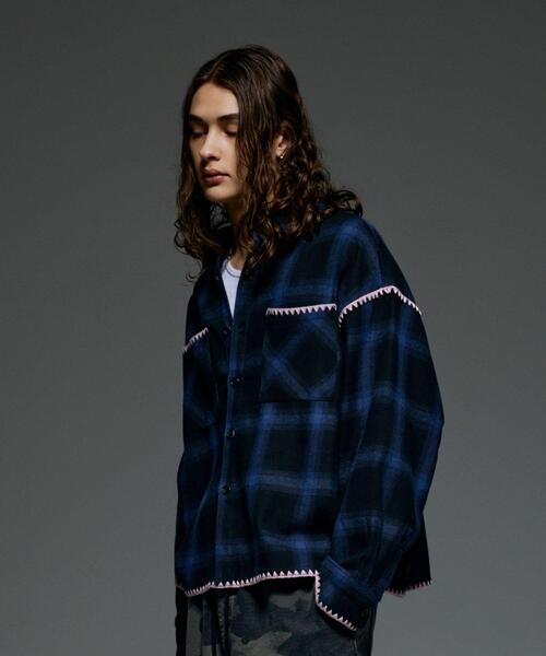 BEAVER（ビーバー）の「B omnivore/ビーオムニボー　HAND STITCH SHIRT（シャツ/ブラウス・メンズ・ホワイト/レッド/ブルー・L/M）」の15枚目の写真