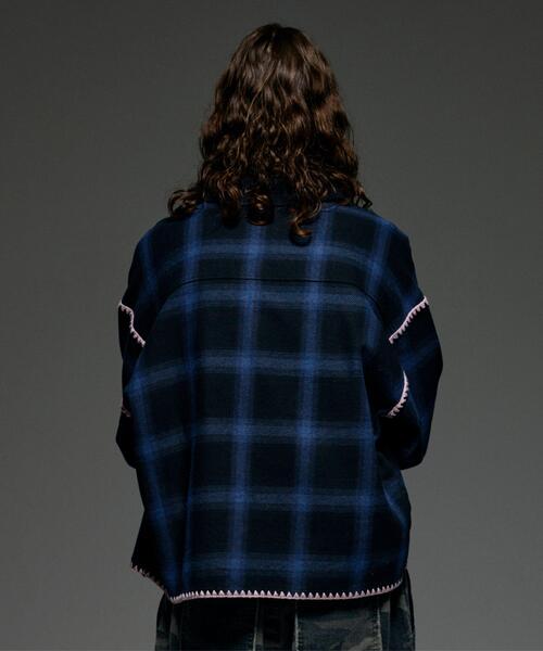 BEAVER（ビーバー）の「B omnivore/ビーオムニボー　HAND STITCH SHIRT（シャツ/ブラウス・メンズ・ホワイト/レッド/ブルー・L/M）」の14枚目の写真