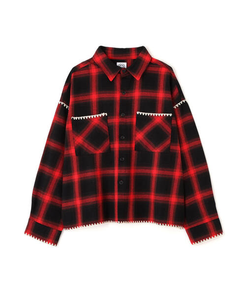 BEAVER（ビーバー）の「B omnivore/ビーオムニボー　HAND STITCH SHIRT（シャツ/ブラウス・メンズ・ホワイト/レッド/ブルー・L/M）」の3枚目の写真