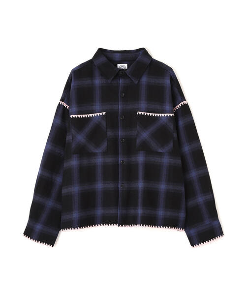 BEAVER（ビーバー）の「B omnivore/ビーオムニボー　HAND STITCH SHIRT（シャツ/ブラウス・メンズ・ホワイト/レッド/ブルー・L/M）」の2枚目の写真
