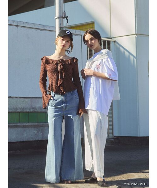 LAGUNAMOON（ラグナムーン）の「【MLB×NewEra×LAGUNAMOON】Tshirt（Tシャツ/カットソー・レディース・ホワイト・FREE）」の7枚目の写真