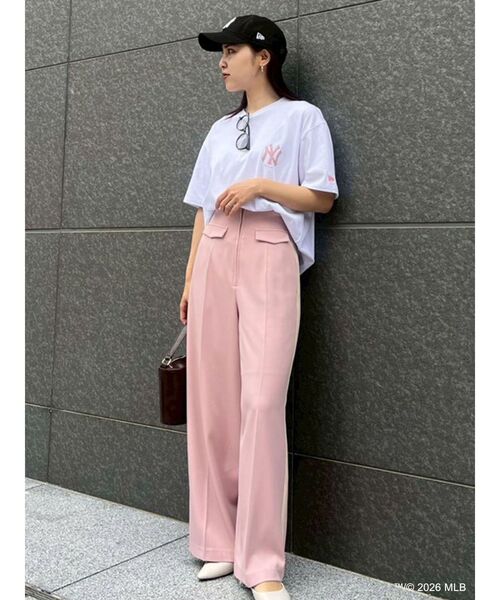 LAGUNAMOON（ラグナムーン）の「【MLB×NewEra×LAGUNAMOON】Tshirt（Tシャツ/カットソー・レディース・ホワイト・FREE）」の12枚目の写真