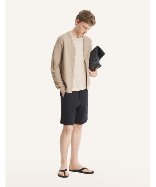 Maison Kitsune(メゾンキツネ)の「TEXTURED MERINO COTTON CARDIGAN(カーディガン/ボレロ・メンズ・ベージュ・S/M/L)」の4枚目の写真