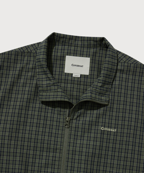 COVERNAT(カバーナット)の「チェックコットンブルゾンカーキ(ブルゾン・メンズ・その他・SMALL/MEDIUM/LARGE/X-LARGE)」の9枚目の写真