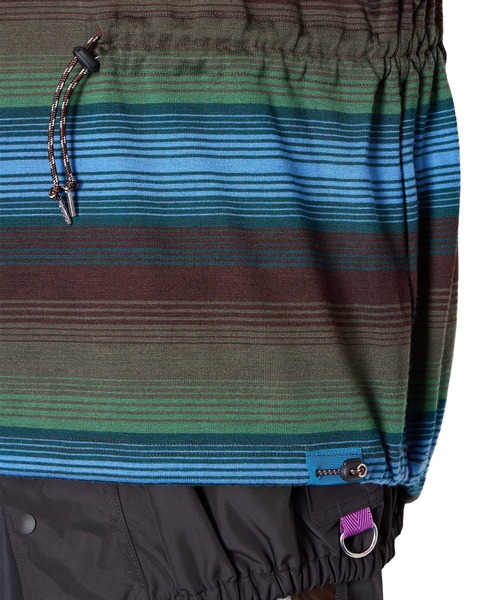 kolor（カラー）の「【kolor/カラー】26SCM-T01201 BORDER TEE（Tシャツ/カットソー・メンズ・グリーン・4/3/2）」の3枚目の写真