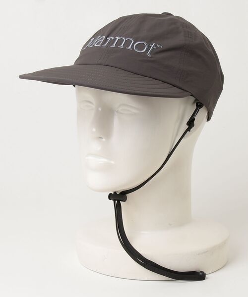 MARMOT(マーモット)の「Marmot/マーモット ロングビルキャップ Long Bill Cap(キャップ・メンズ・ブラック/チャコールグレー/ブルー・FREE)」の2枚目の写真