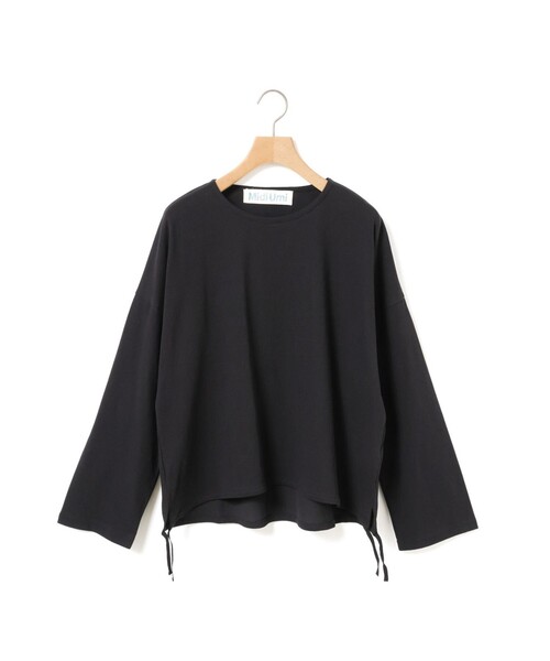 MidiUmi（ミディウミ）の「MidiUmi ドローストリングプルオーバー（Tシャツ/カットソー・レディース・ベージュ/グリーン/オフホワイト/ブラック・FREE）」の5枚目の写真