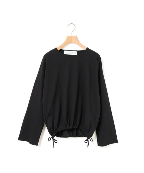 MidiUmi（ミディウミ）の「MidiUmi ドローストリングプルオーバー（Tシャツ/カットソー・レディース・ベージュ/グリーン/オフホワイト/ブラック・FREE）」の18枚目の写真