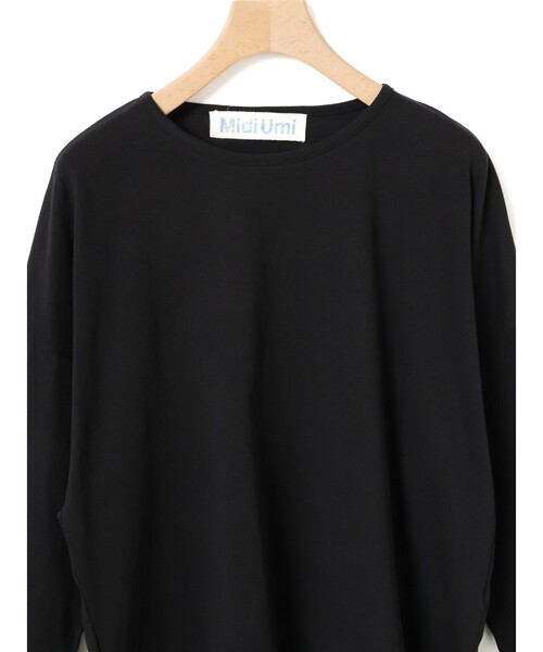 MidiUmi（ミディウミ）の「MidiUmi ドローストリングプルオーバー（Tシャツ/カットソー・レディース・ベージュ/グリーン/オフホワイト/ブラック・FREE）」の19枚目の写真