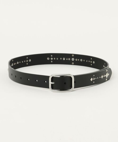 LOWRYS FARM（ローリーズファーム）の「スタッズベルト  638380（ベルト・レディース・ブラウン/ブラック・FREE）」の2枚目の写真