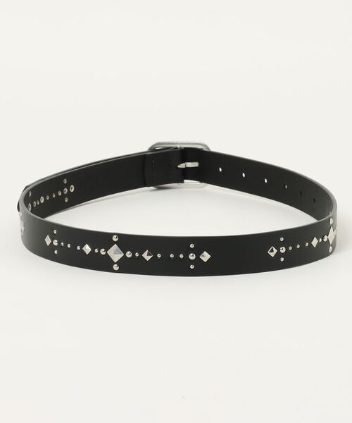 LOWRYS FARM（ローリーズファーム）の「スタッズベルト  638380（ベルト・レディース・ブラウン/ブラック・FREE）」の3枚目の写真