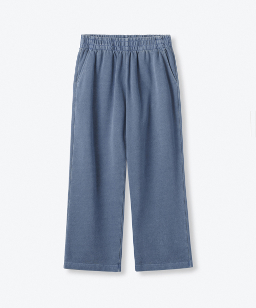 MUSINSA STANDARD KIDS（ムシンサスタンダードキッズ）の「ピグメントラウンジスウェットパンツ [ダスティブルー]（スウェットパンツ・レディース・その他・100/110/120/130/140/150/160）」の2枚目の写真