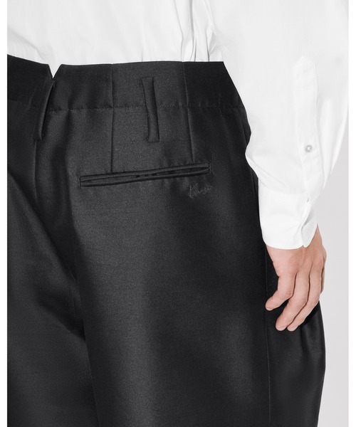 KENZO(ケンゾー)の「テーラード ショート イン バージン ウール & シルク(その他パンツ・メンズ・ブラック系その他・38/40)」の7枚目の写真