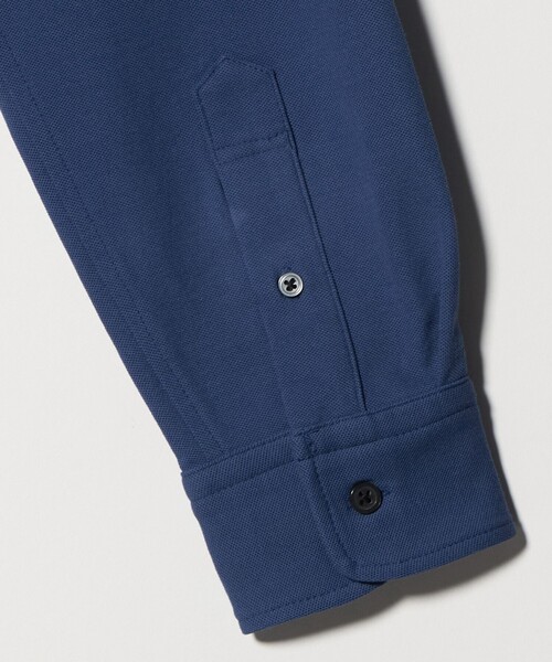 green label relaxing（グリーンレーベルリラクシング）の「【WEB限定】JUST fit カノコ シャツ（シャツ/ブラウス・メンズ・ダークグレー/ホワイト/ライトブルー・XL/L/S/M）」の7枚目の写真