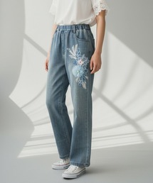 PATRIOT TAXI SELECT（パトリオットタクシーセレクト）の「【BLUE POOL ROAD】立体フラワーデザインデニム（デニムパンツ）」