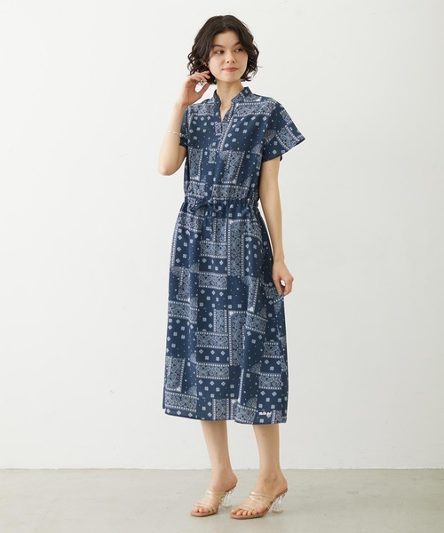 MILKFED.(ミルクフェド)の「BANDANA DRESS(ワンピース・レディース・ネイビー/レッド/ブラック・ONE SIZE)」の14枚目の写真
