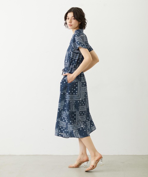 MILKFED.(ミルクフェド)の「BANDANA DRESS(ワンピース・レディース・ネイビー/レッド/ブラック・ONE SIZE)」の15枚目の写真