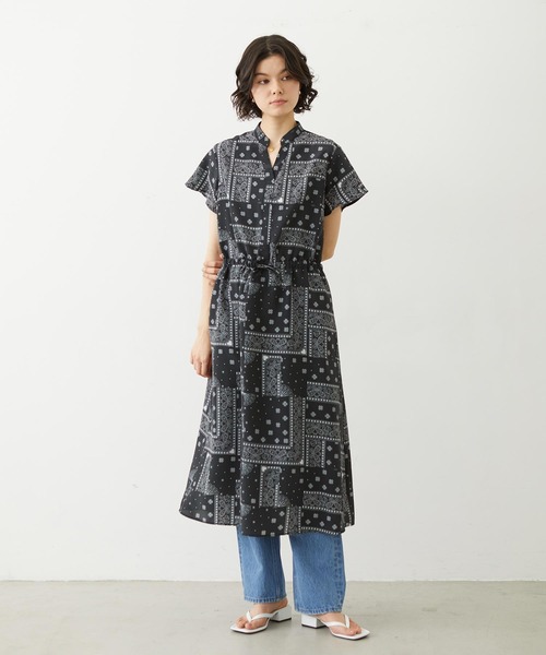 MILKFED.(ミルクフェド)の「BANDANA DRESS(ワンピース・レディース・ネイビー/レッド/ブラック・ONE SIZE)」の17枚目の写真