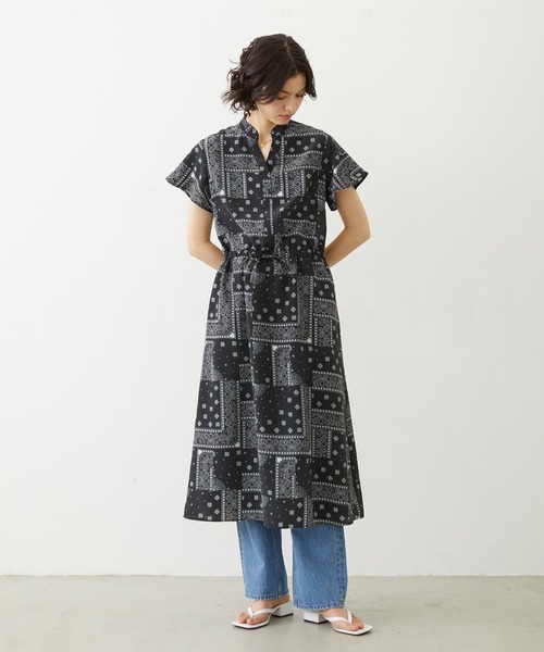 MILKFED.(ミルクフェド)の「BANDANA DRESS(ワンピース・レディース・ネイビー/レッド/ブラック・ONE SIZE)」の18枚目の写真