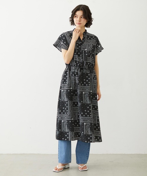 MILKFED.(ミルクフェド)の「BANDANA DRESS(ワンピース・レディース・ネイビー/レッド/ブラック・ONE SIZE)」の19枚目の写真
