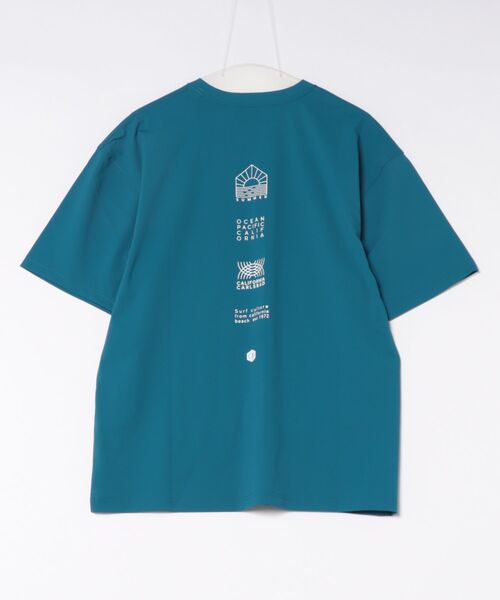 Ocean Pacific(オーシャンパシフィック)の「Ocean Pacific オーシャンパシフィック UVカット 接触冷感 ストレッチ ロゴプリント 半袖 Tシャツ(Tシャツ/カットソー・メンズ・ダークブルー/ホワイト/バーガンディー/ブラック・M/L/LL)」の5枚目の写真