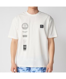 Ocean Pacific オーシャンパシフィック UVカット 接触冷感 ストレッチ ロゴプリント 半袖 Tシャツ