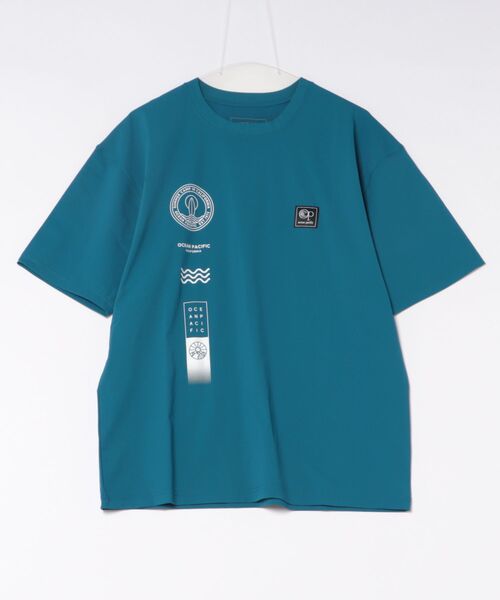 Ocean Pacific(オーシャンパシフィック)の「Ocean Pacific オーシャンパシフィック UVカット 接触冷感 ストレッチ ロゴプリント 半袖 Tシャツ(Tシャツ/カットソー・メンズ・ダークブルー/ホワイト/バーガンディー/ブラック・M/L/LL)」の22枚目の写真