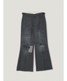 elephant TRIBAL fabrics | elephant TRIBAL fabrics Boro Flared Slacks【Herringbone】(スラックス)