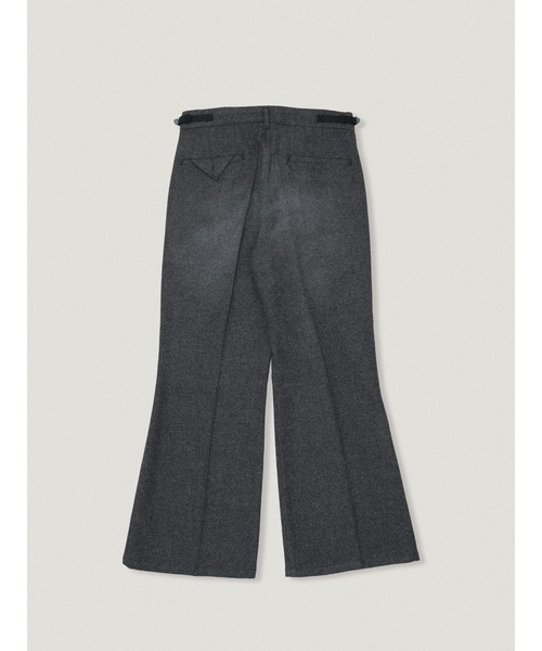 elephant TRIBAL fabrics(エレファントトライバルファブリックス)の「elephant TRIBAL fabrics Boro Flared Slacks【Herringbone】(スラックス・メンズ・グレー・2/1)」の2枚目の写真