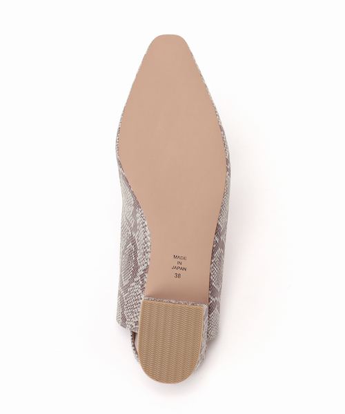 Spick & Span（スピックアンドスパン）の「《WEB限定》Spick & Span バックストラップパンプス（パイソン）（パンプス・レディース・ベージュ・37/36/38）」の10枚目の写真