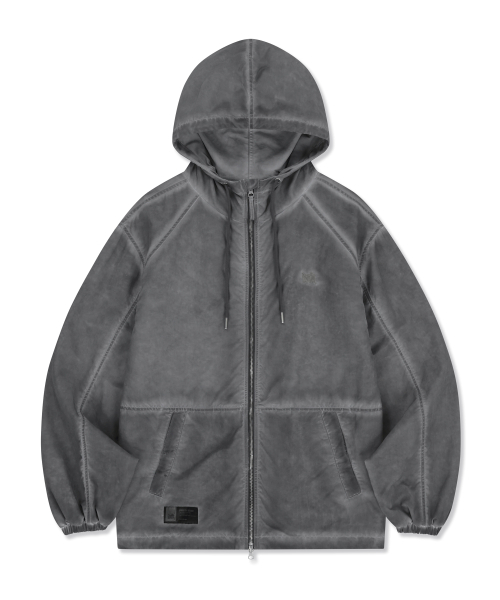BROWNBREATH（ブラウンブレス）の「PIGMENT WASHED WINDBREAKER JACKET - CHARCOAL（その他アウター・レディース・その他・SMALL/MEDIUM/LARGE/X-LARGE）」の3枚目の写真