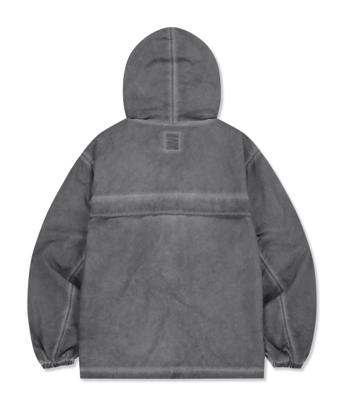BROWNBREATH（ブラウンブレス）の「PIGMENT WASHED WINDBREAKER JACKET - CHARCOAL（その他アウター・レディース・その他・SMALL/MEDIUM/LARGE/X-LARGE）」の4枚目の写真