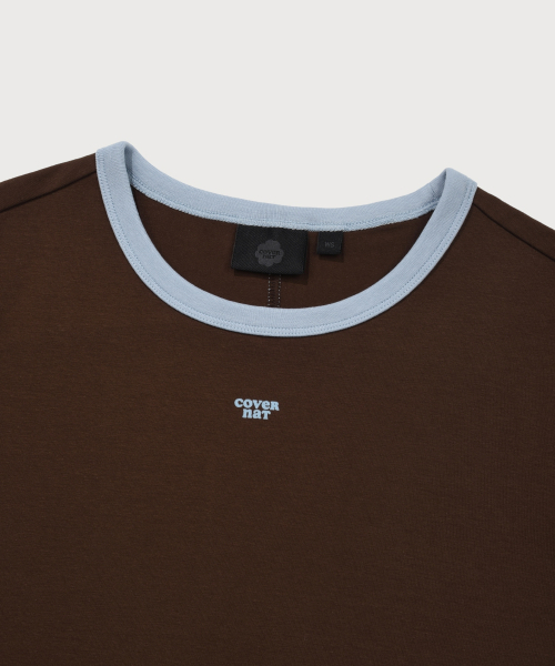 COVERNAT(カバーナット)の「ウィメンズベイビーフィットリンガーTシャツブラウン(Tシャツ/カットソー・レディース・その他・WS/WM)」の6枚目の写真