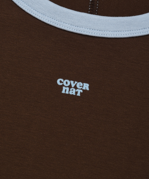 COVERNAT(カバーナット)の「ウィメンズベイビーフィットリンガーTシャツブラウン(Tシャツ/カットソー・レディース・その他・WS/WM)」の7枚目の写真