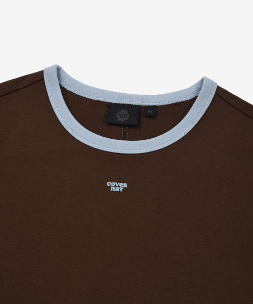 COVERNAT(カバーナット)の「ウィメンズベイビーフィットリンガーTシャツブラウン(Tシャツ/カットソー・レディース・その他・WS/WM)」の6枚目の写真