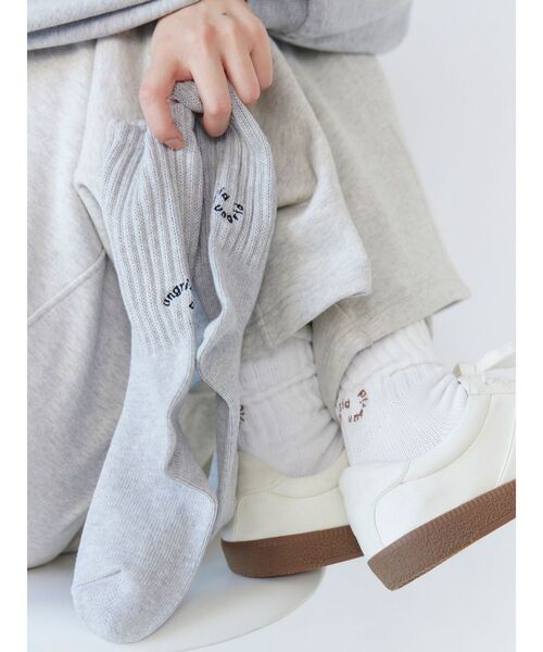 靴下屋(クツシタヤ)の「Ungrid×靴下屋刺繍アメリブ2pacソックス(ソックス/靴下・レディース・その他1・FREE)」の15枚目の写真
