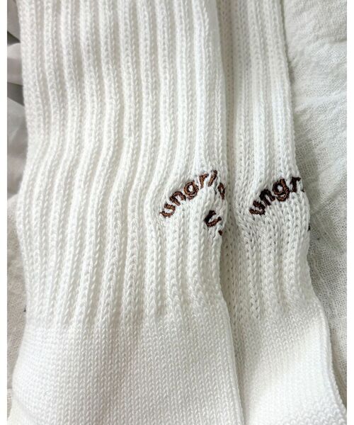 靴下屋(クツシタヤ)の「Ungrid×靴下屋刺繍アメリブ2pacソックス(ソックス/靴下・レディース・その他1・FREE)」の12枚目の写真