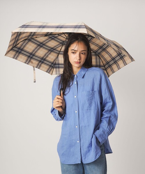 Traditional Weatherwear(トラディショナルウェザーウェア)の「【WEB限定】<Traditional Weatherwear>オートマティック 傘 / 折りたたみ(折りたたみ傘・レディース・ダークグリーン/レッド/ベージュ・FREE)」の6枚目の写真